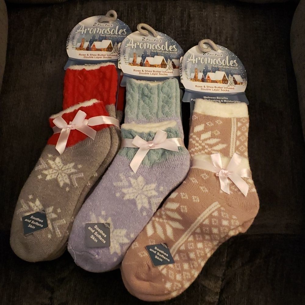 MinxNY Aromasoles Women's Socks - 2 Pair Bundle NWT